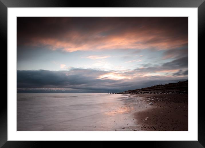 Cart Gap Sunrise Framed Mounted Print by Simon Wrigglesworth