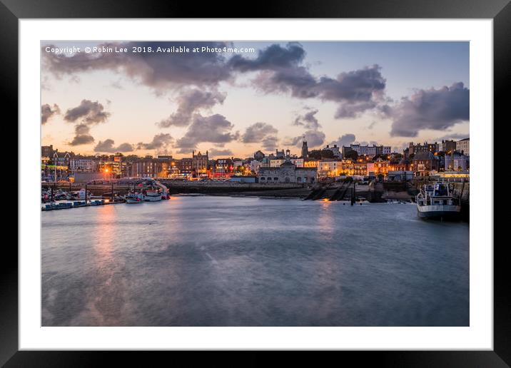 Ramsgate Harbour Framed Mounted Print by Robin Lee