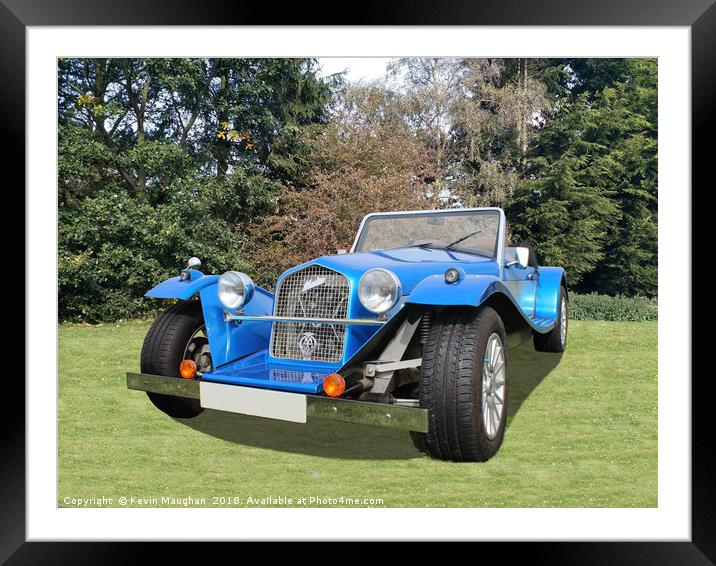 The Classic Marlin Cabrio Kit Car Framed Mounted Print by Kevin Maughan