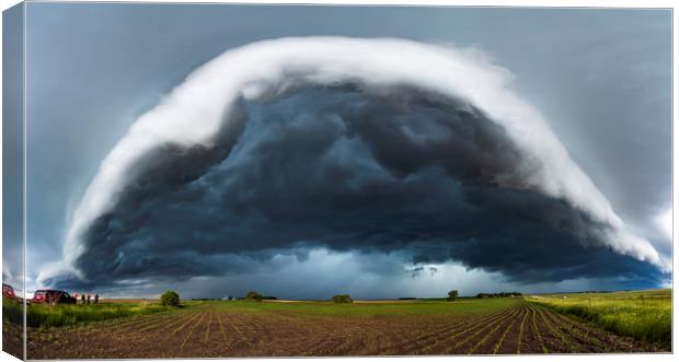 Minnesota Arcus storm cloud Canvas Print by John Finney