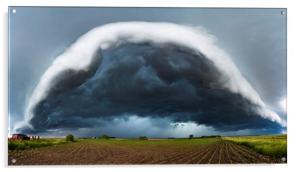 Minnesota Arcus storm cloud Acrylic by John Finney