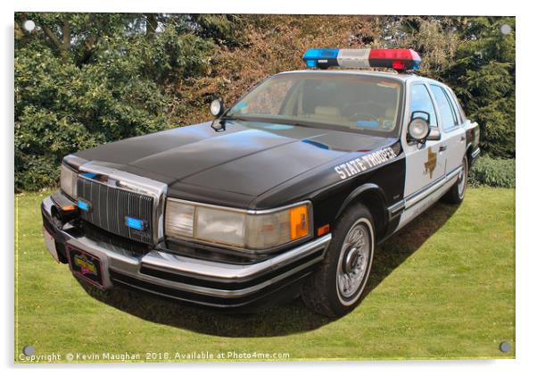 Ford Crown Victoria Lincoln Acrylic by Kevin Maughan