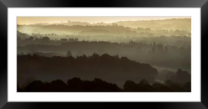 Veils Framed Mounted Print by Dave Wragg