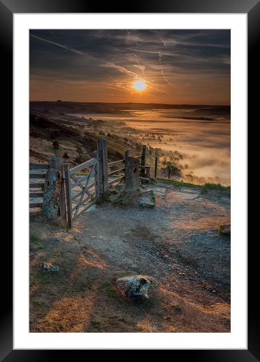 Great Ridge Inversion Framed Mounted Print by Paul Andrews