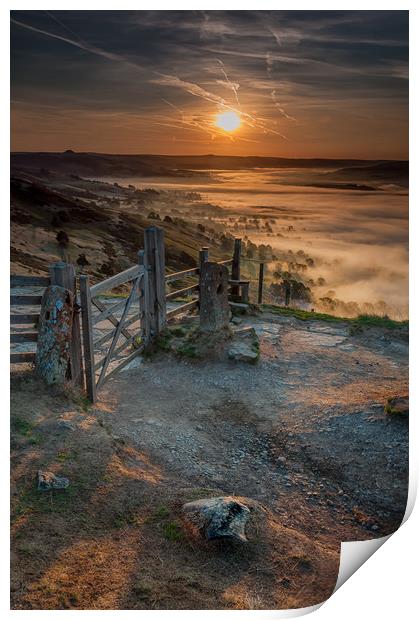 Great Ridge Inversion Print by Paul Andrews