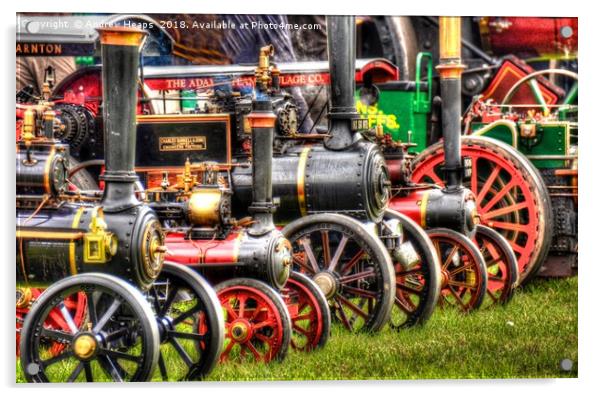 Steam Traction Engines collection Acrylic by Andrew Heaps
