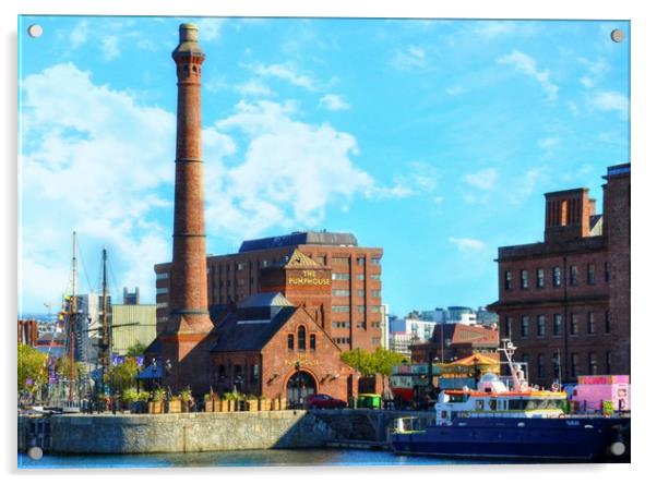 the pumphouse Acrylic by sue davies