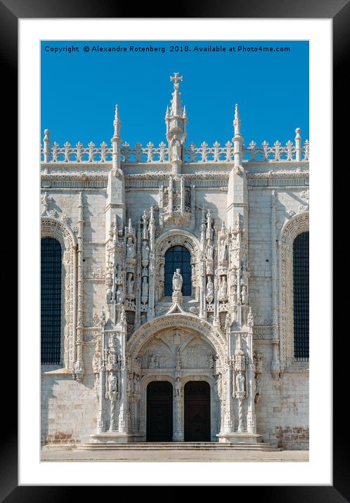 Mosteiro dos Jeronimos, Portugal Framed Mounted Print by Alexandre Rotenberg
