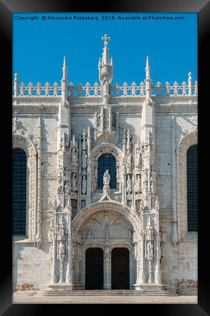 Mosteiro dos Jeronimos, Portugal Framed Print by Alexandre Rotenberg