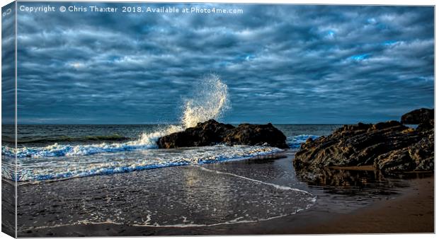 Incoming Tide Canvas Print by Chris Thaxter