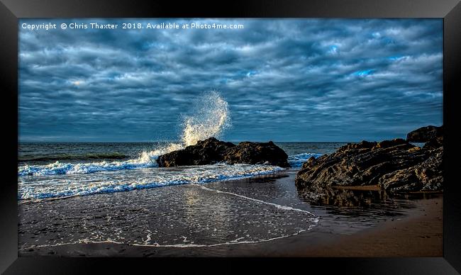Incoming Tide Framed Print by Chris Thaxter