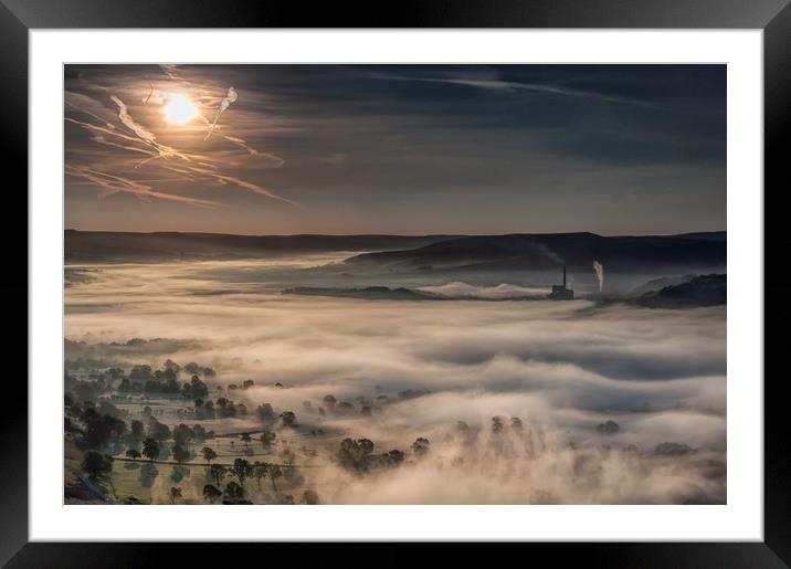 Hope Valley Inversion #2 Framed Mounted Print by Paul Andrews