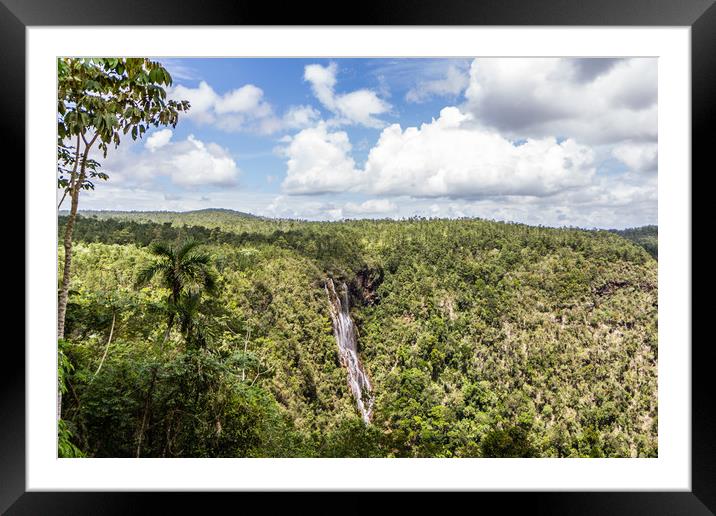 Guayabo Falls Cuba Framed Mounted Print by Paul Smith