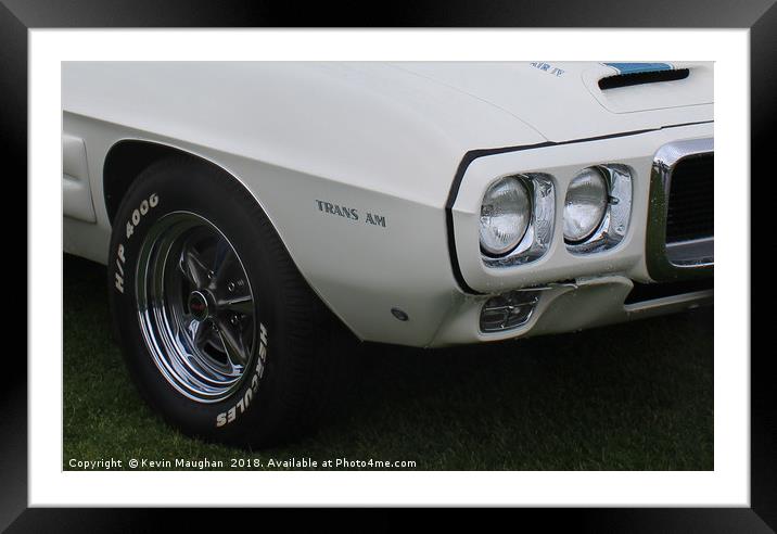 Pontiac Trans Am Framed Mounted Print by Kevin Maughan