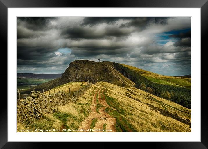 Path to Back Tor Framed Mounted Print by Angela Wallace