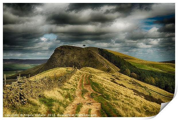 Path to Back Tor Print by Angela Wallace