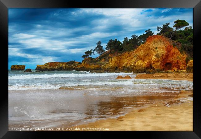 At the Beach Framed Print by Angela Wallace