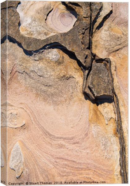 Northumberland Rock Canvas Print by Stuart Thomas