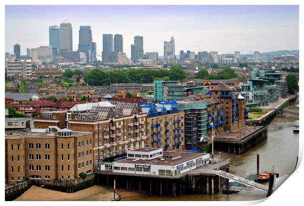 Majestic London Skyline Print by Andy Evans Photos