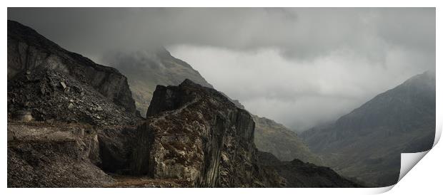 Llanberis Pass Panorama Print by Natures' Canvas: Wall Art  & Prints by Andy Astbury