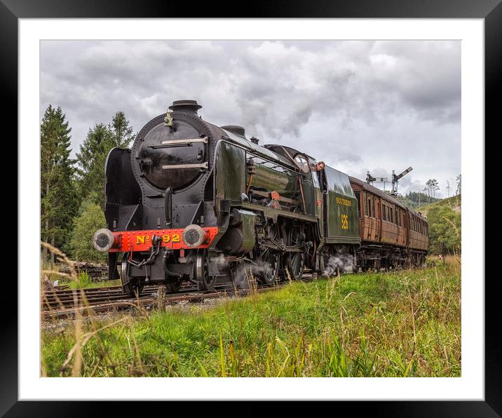 Locomotive 926 Repton Framed Mounted Print by Rob Lester