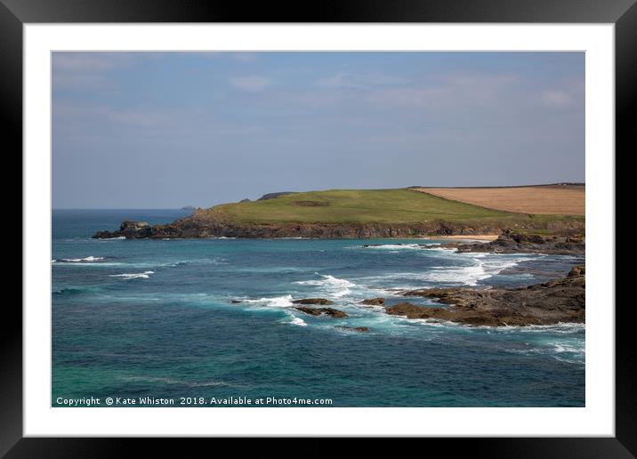 Looking Back At Trevove Framed Mounted Print by Kate Whiston