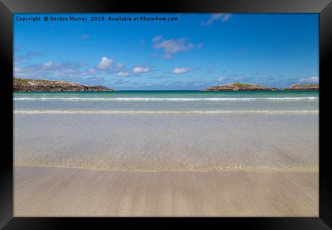 Carnish beach on the Isle of Lewis, Scotland Framed Print by Gordon Murray