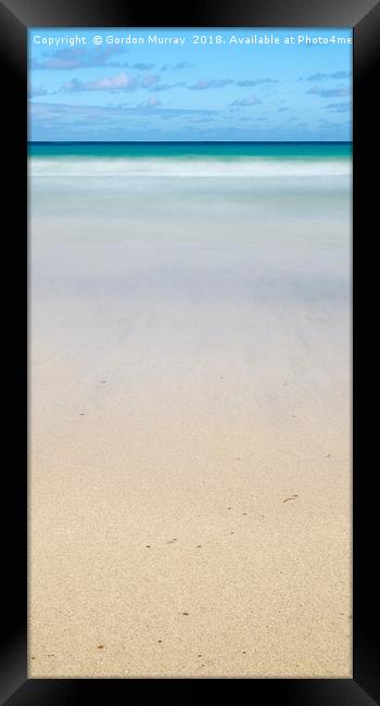 Carnish beach on the Isle of Lewis, Scotland Framed Print by Gordon Murray