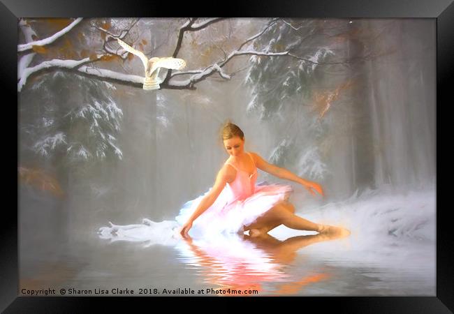 Winter dancer Framed Print by Sharon Lisa Clarke