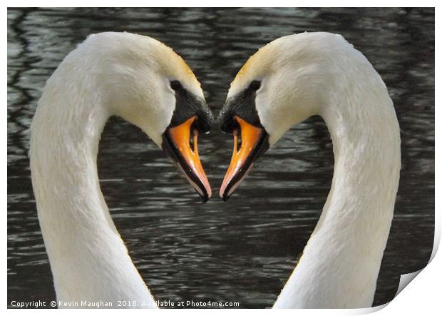 Love in Reflection Print by Kevin Maughan
