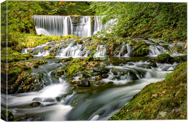 Waterfalls of Cumbria Canvas Print by Kevin Elias