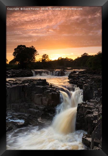 Low Force Sunset Framed Print by David Forster