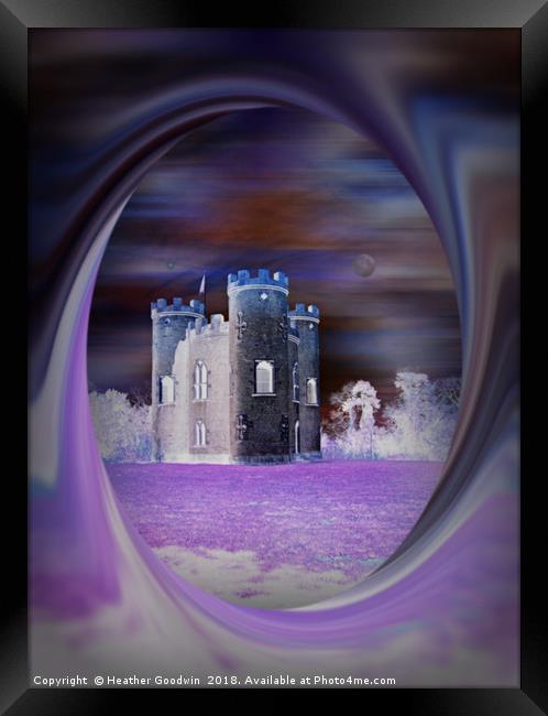 Castle Framed Print by Heather Goodwin