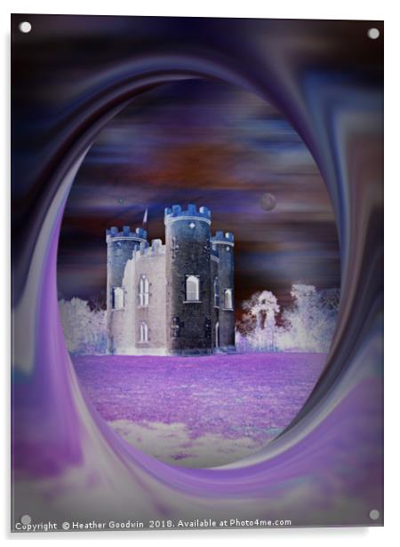 Castle Acrylic by Heather Goodwin