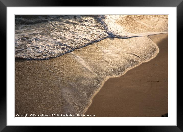 Silver Sands Framed Mounted Print by Kate Whiston