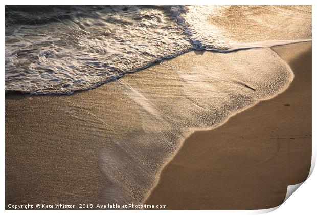 Silver Sands Print by Kate Whiston