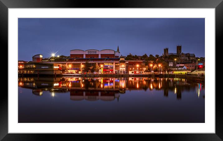 The Brayford Pool, Lincoln Framed Mounted Print by Andrew Scott