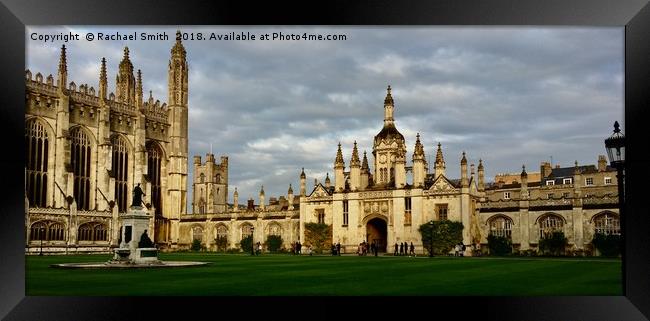 Kings College, Cambridge  Framed Print by Rachael Smith