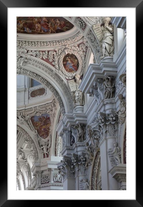  St. Stephen's Cathedral  Passau Germany Framed Mounted Print by Alan Humphreys