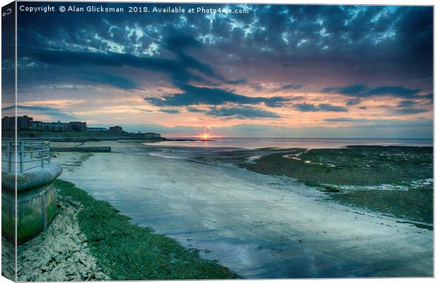 View from Westgate bay Canvas Print by Alan Glicksman