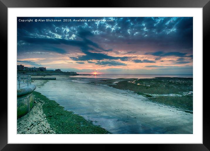 View from Westgate bay Framed Mounted Print by Alan Glicksman