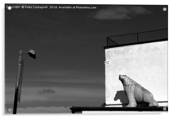 Whitby Bear Acrylic by Cass Castagnoli