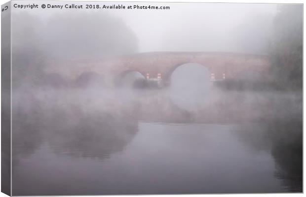 MIsty Morning on the Thames Canvas Print by Danny Callcut