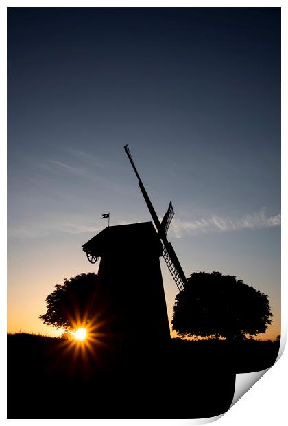 Bembridge Windmill Print by Graham Custance