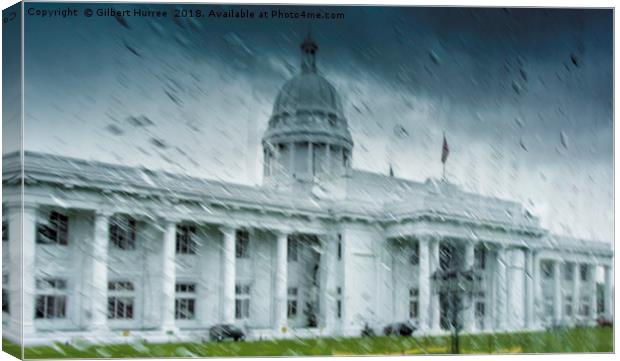 Embracing Sri Lanka's Monsoon Rains Canvas Print by Gilbert Hurree