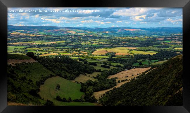 Brecons View Framed Print by Chris Thaxter