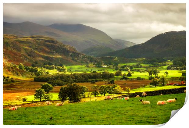 LAKE DISTRICT LANDSCAPE Print by Kevin Elias