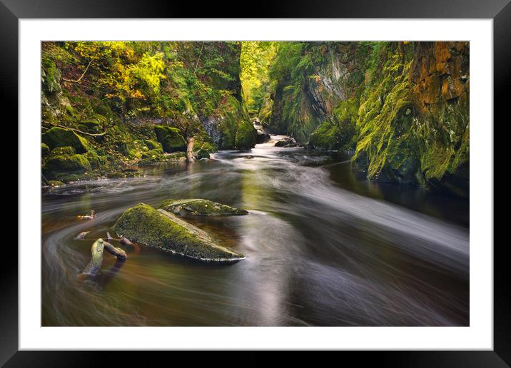 Fairy Glen - Betws y Coed Framed Mounted Print by Rory Trappe