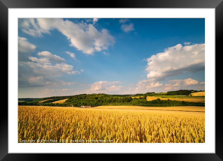 Chiltern Hills countryside  Framed Mounted Print by Chris Rabe