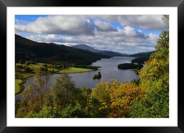 Queen's View, Perthsire Framed Mounted Print by Ann McGrath